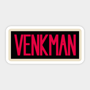 Venkman Name Badge (Ghostbusters) Sticker